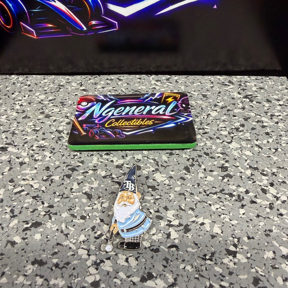 Tampa Bay Rays MLB Garden Gnome Enamel Pin Wincraft Baseball Golfing Mascot